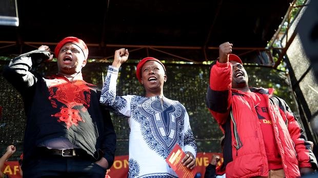  Robert Mugabe Is Greatly Respected For Land Reform but must to step down : Julius Malema 