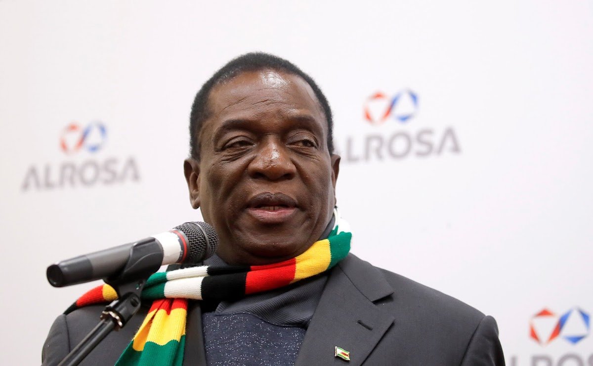 Zimbabwe's president Emmerson Mnangagwa. (File photo) Image: Reuters/Maxim Shemetov