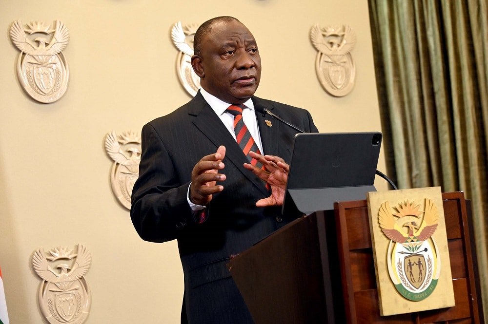 President Cyril Ramaphosa addresses the nation on developments in the country’s response to the Covid-19 pandemic