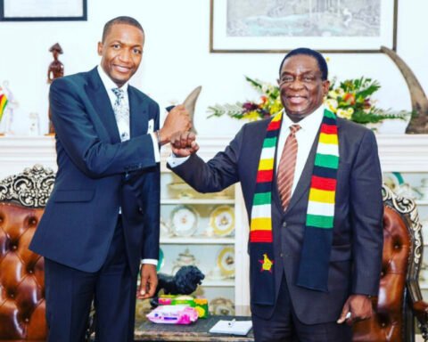 Angel And President Mnangagwa